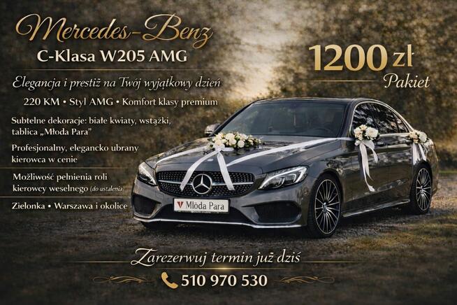 Mercedes-Benz C-klasa AMG do ślubu