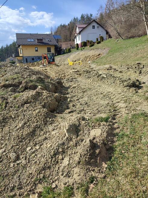 Usługi ziemne koparkowe