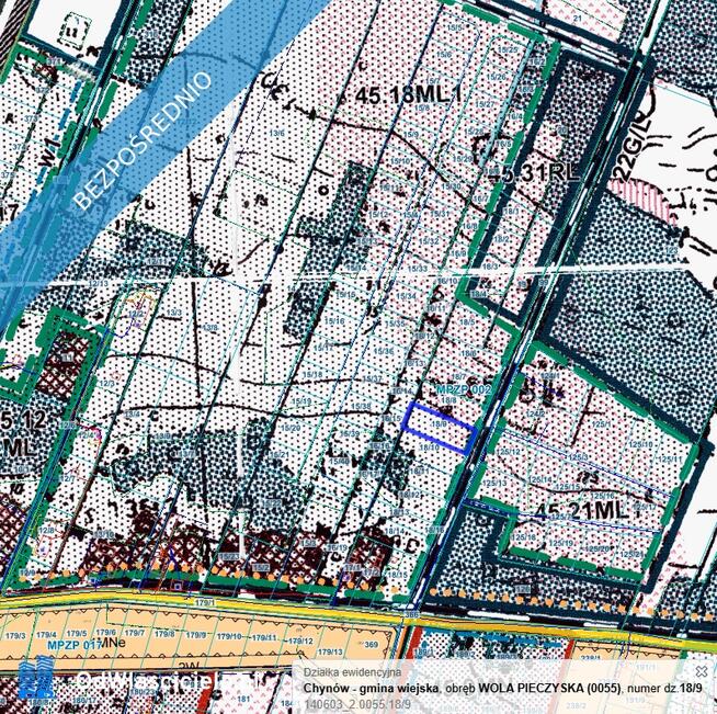 Działka budowlana w miejscowości Wola Pieczyska, 1335m2, tylko 1h od Warszawy, w spokojnym miejscu