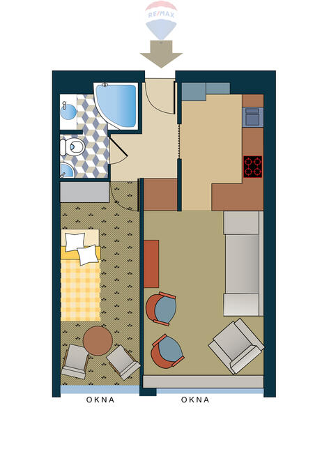 2-pokojowe mieszkanie przy metrze Wierzbno-Mokotów