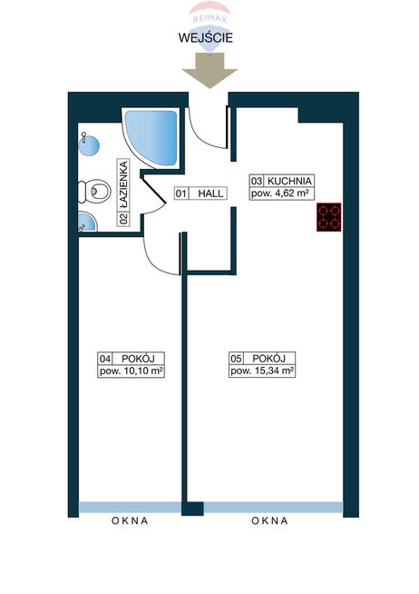 2-pokojowe mieszkanie przy metrze Wierzbno-Mokotów
