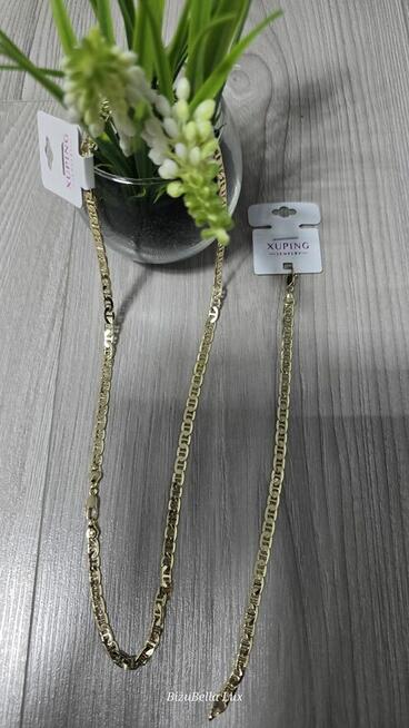 Zestaw łańcuszek 45cm i bransoletka 19cm