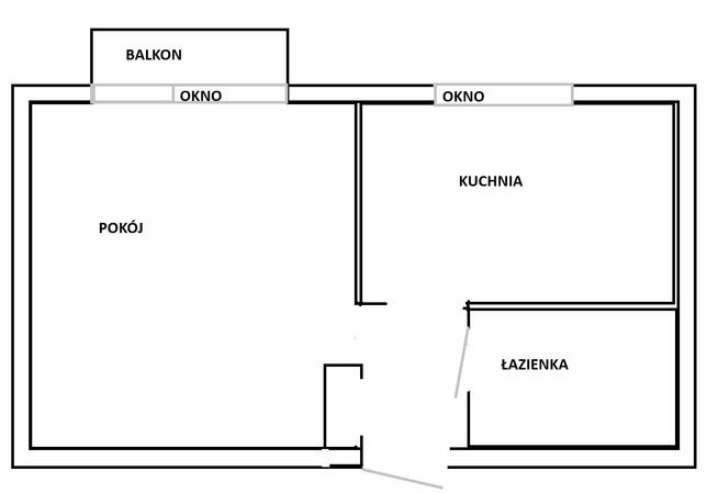 Mieszkanie 32,46 m² w centrum Siedlec , ul. Pułaskiego