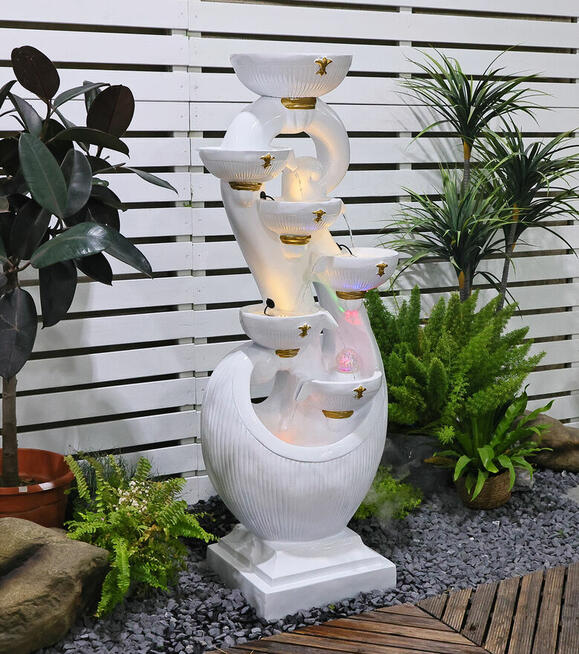 FONTANNA OGRODOWA NEL wys .133 cm ! ośw. LED !