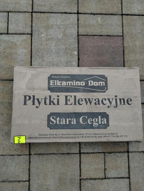 Płytka elewacyjna stara cegła