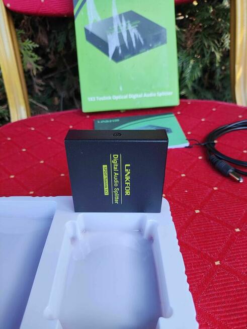 Rozdzielacz Audio Optyczny Toslink SPDIF TV DVD BlueRay PS4