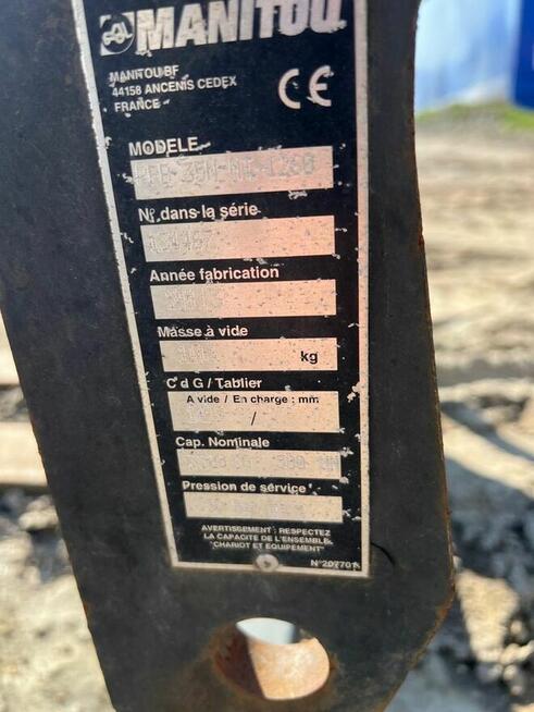 Ramka oryginał Manitou, łyżka, widły komplet zestaw Wrocław