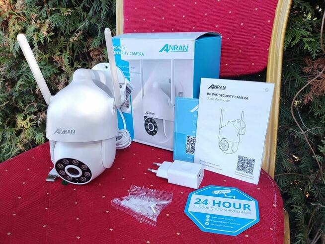 Kamera Bezpieczeństwa Obrotowa Zewnętrzna WiFi IP Monitoring