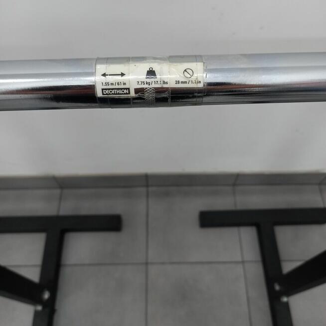 Gryf gładki do treningu Corength 155 cm / 28 mm 20kg , zacis