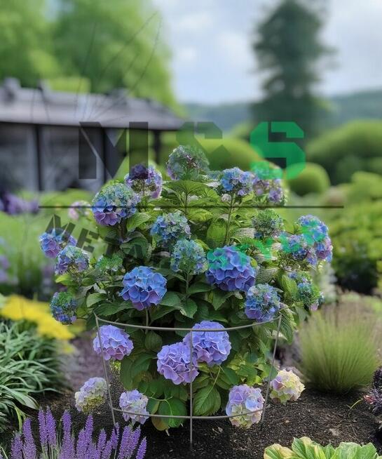 Podpory ogrodowe do roślin/kwiatów ze stali ocynkowanej2szt