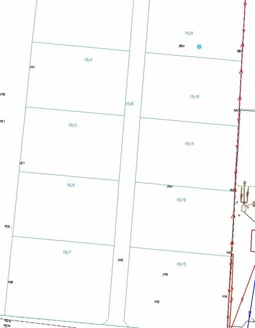 Działka budowlana 1167 m2 – Tupadły, gmina Wielgie