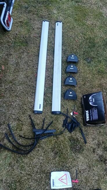Belki Thule Wingbar Aero 120cm bagażnik + stopy rapid 753 st