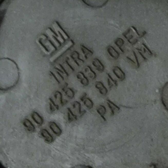 4 x Oryginał GM 58 mm Dekle Zaślepki Felga Alufelaga OPEL