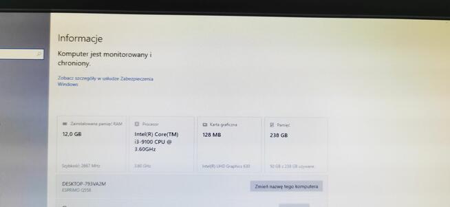 Fujitsu ESPRIMO-Stan idealny(bardzo szybki!) komplet- Tanio