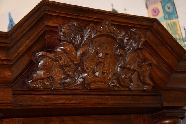 witryna narożna - meble gdańskie - stan idealny