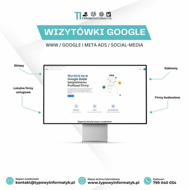 Wizytówka Google (Google Maps) – pozycjonowanie Biała Podlas