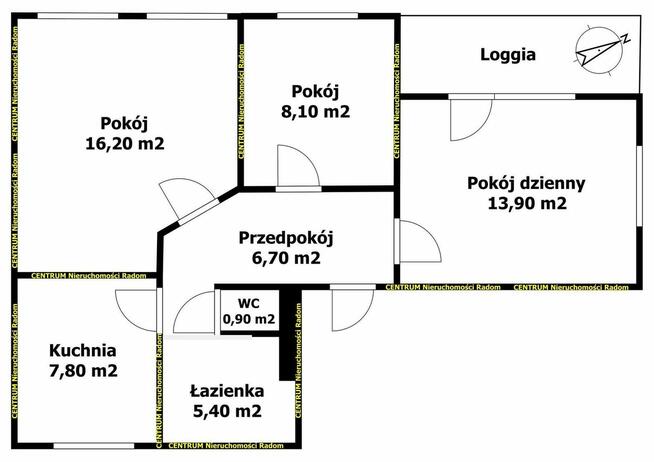 ul. Szpitalna, M4, 59 m2, 1 piętro, balkon.