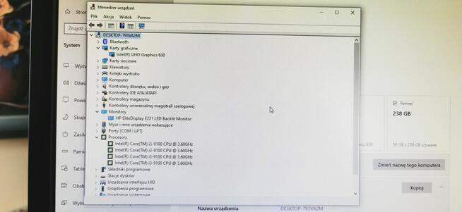 Fujitsu ESPRIMO-Stan idealny(bardzo szybki!) komplet- Tanio