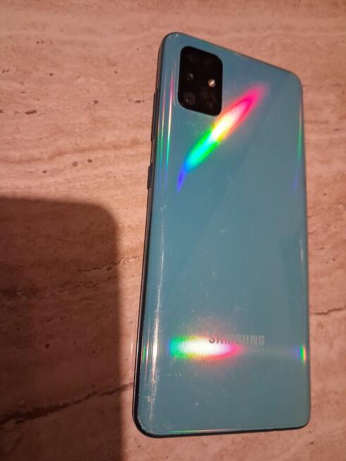 Samsung Galaxy A51 4 Gb/128 4G LTE Usb-C Niebieska-Tęcza
