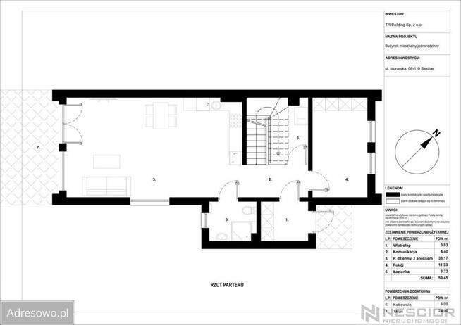 Na sprzedaż dom o powierzchni 123m2- Siedlce
