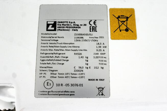 Renault Master SalonPL FV23% Chłodnia/Mroźnia -20°C Zanotti 230V Kamera 145KM