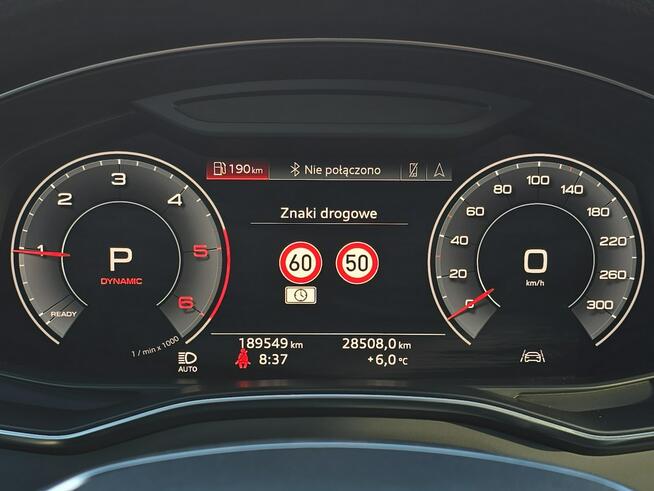 Audi A6 MatrixLED_Kamera360_Virtual_3-strefy_GrzanaKier._ACC_CarPlay_FV23%