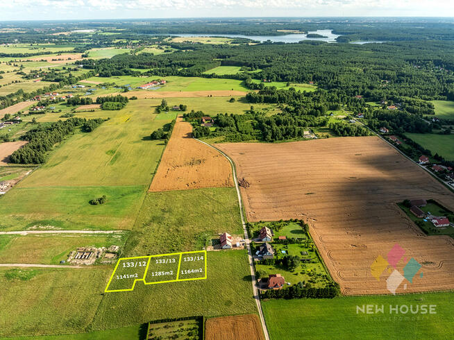 Urokliwa działka budowlana - 13 km od Olsztyna