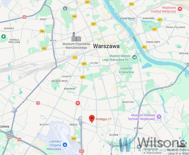 Lokal użytkowy Warszawa gm. Mokotów Mokotów, Służew, Postępu