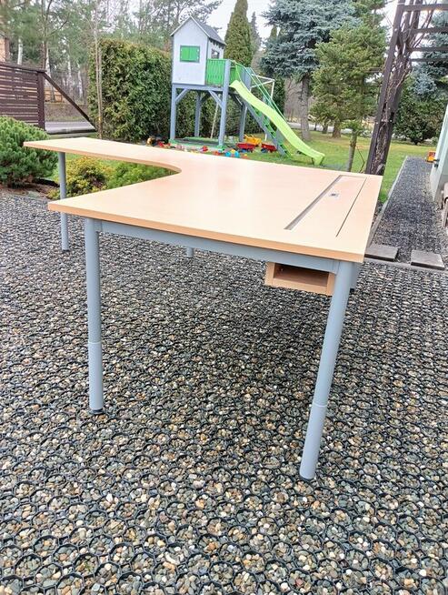 Biurko narożne stół biurowy narożny monterski warsztatowy