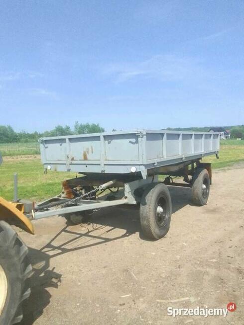 PRZYCZEPA WYWROTKA D-47 po remoncie nowe blachy