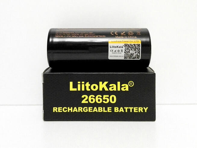 Akumulator LiitoKala Lii-50A 26650, Li-Ion, 3.7 V, 5000 mAh