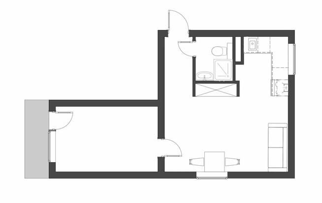 Mieszkanie o pow. 32m2, balkon, po remoncie, Os. Kaliniec