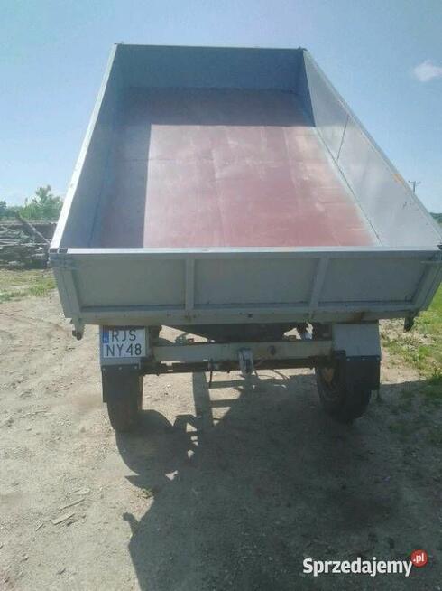 PRZYCZEPA WYWROTKA D-47 po remoncie nowe blachy