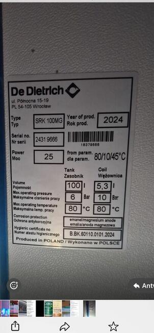 Podajnik do wody 100 l