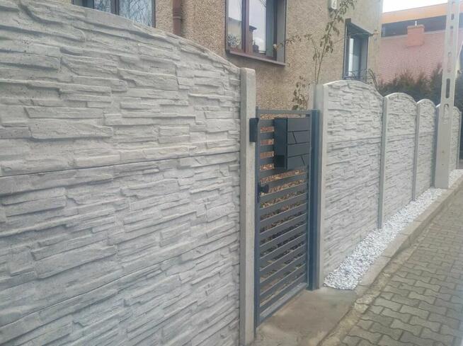 Płot Panelowy Ogrodzenie panelowe betonowe Siatka leśn Panel