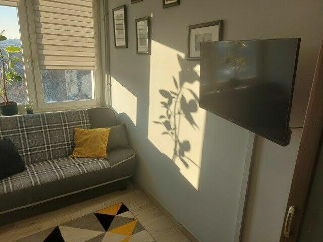 Umeblowane i wyposażone mieszkanie 35,11mm na zielonym Żolib