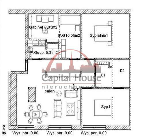 Mieszkanie Warszawa Wilanów, ul. Sarmacka