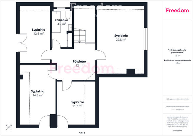 Uroczy, niewielki rodzinny dom wolnostojący.