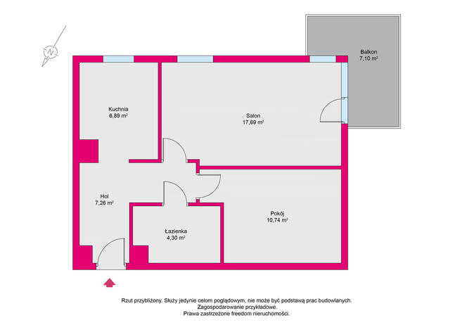 Słoneczne 2 pokoje w doskonałej lokalizacji
