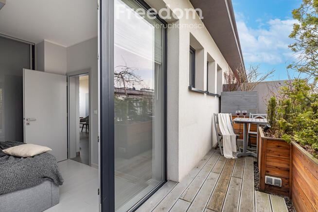 Designerskie 3 pokoje z dwoma tarasami