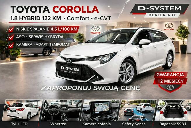 Toyota Corolla 23 Salon Polska 1.8 HYBRID 1wł z Pakietem TECH Bezwypadkowy ASO PL