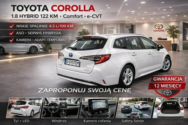 Toyota Corolla 23 Salon Polska 1.8 HYBRID 1wł z Pakietem TECH Bezwypadkowy ASO PL