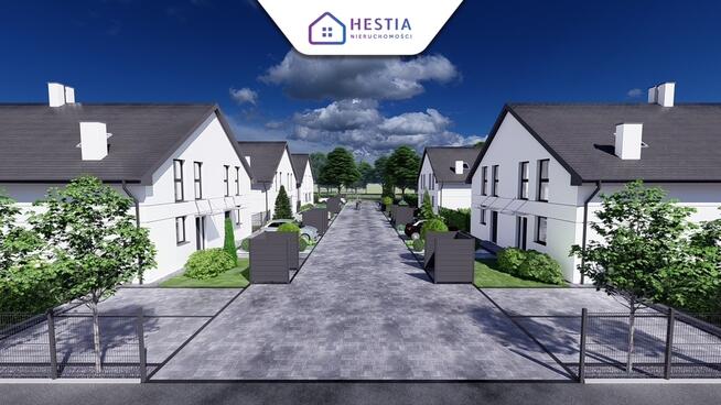 Nowa Inwestycja. Nowoczesne bliźniaki bez skosów.