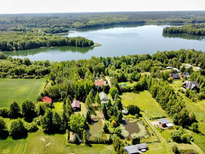 Działka rekreacyjna 1950 m2 / dom 35 m2 / 100 metrów jezioro Głowińskie