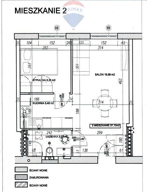 Centrum, nowe, 2 pokoje, doposażymy, nr 2