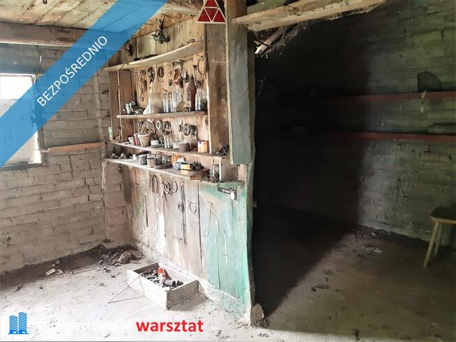 Dom, bud. gospodarcze i 3000m.kw. działki