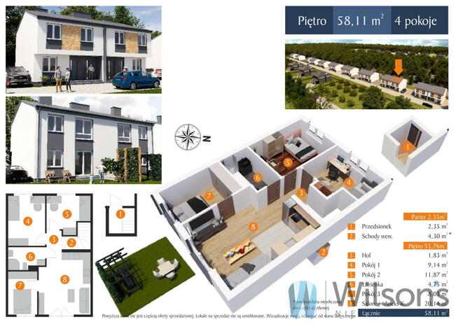 Mieszkanie Ciemne gm. Radzymin, Marszałka Józefa Piłsudskiego