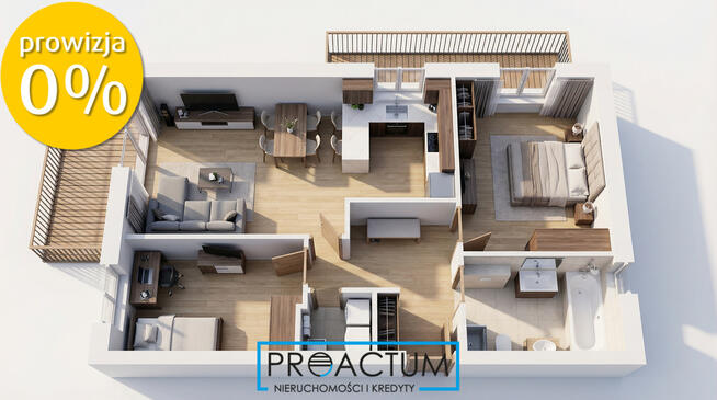 56,06 m2, 3 pokoje, miejsce parkingowe, winda!