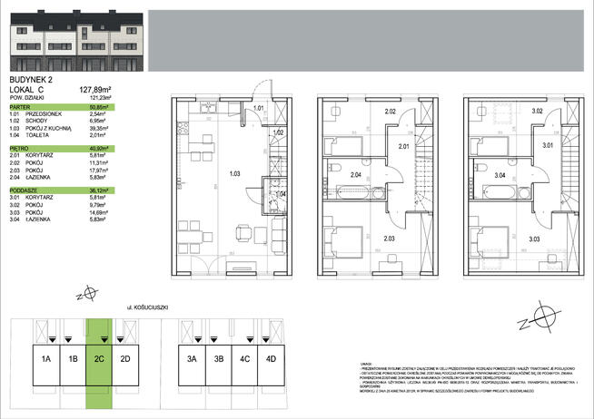 Dom w zabudowie szeregowej/cicha/zielona okolica/Iwiny