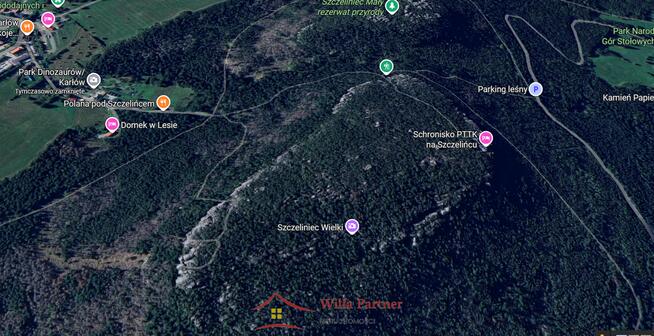 Góry Stołowe, Szczeliniec Wielki, Karłów 800m2 budowlana